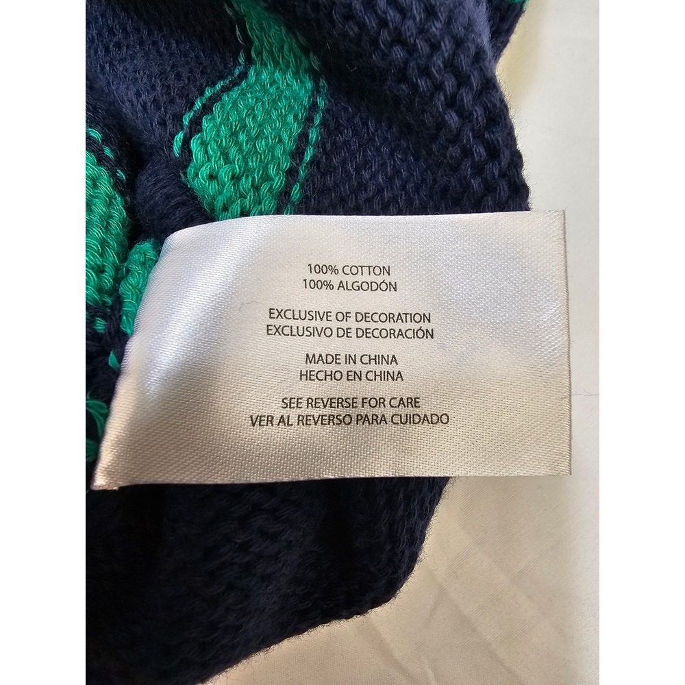 GAP Womens‎ Navy Green Striped Cotton Crewneck Sweater XS NWT New 351 - Picture 5 of 7
